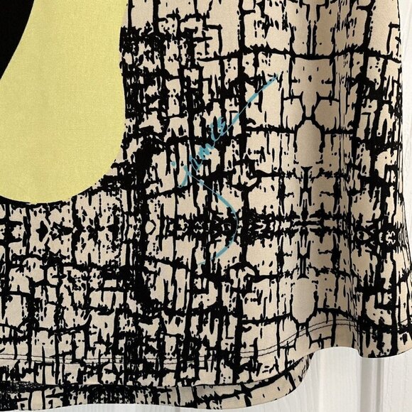 Jamie Sadock Women XL 1/4 Zip Sleeveless Golf Top Artsy Face Profile Pink Black - Picture 11 of 11